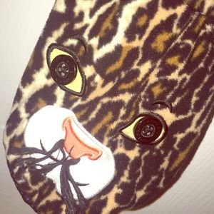 Super cozy Cheetah adult onesie